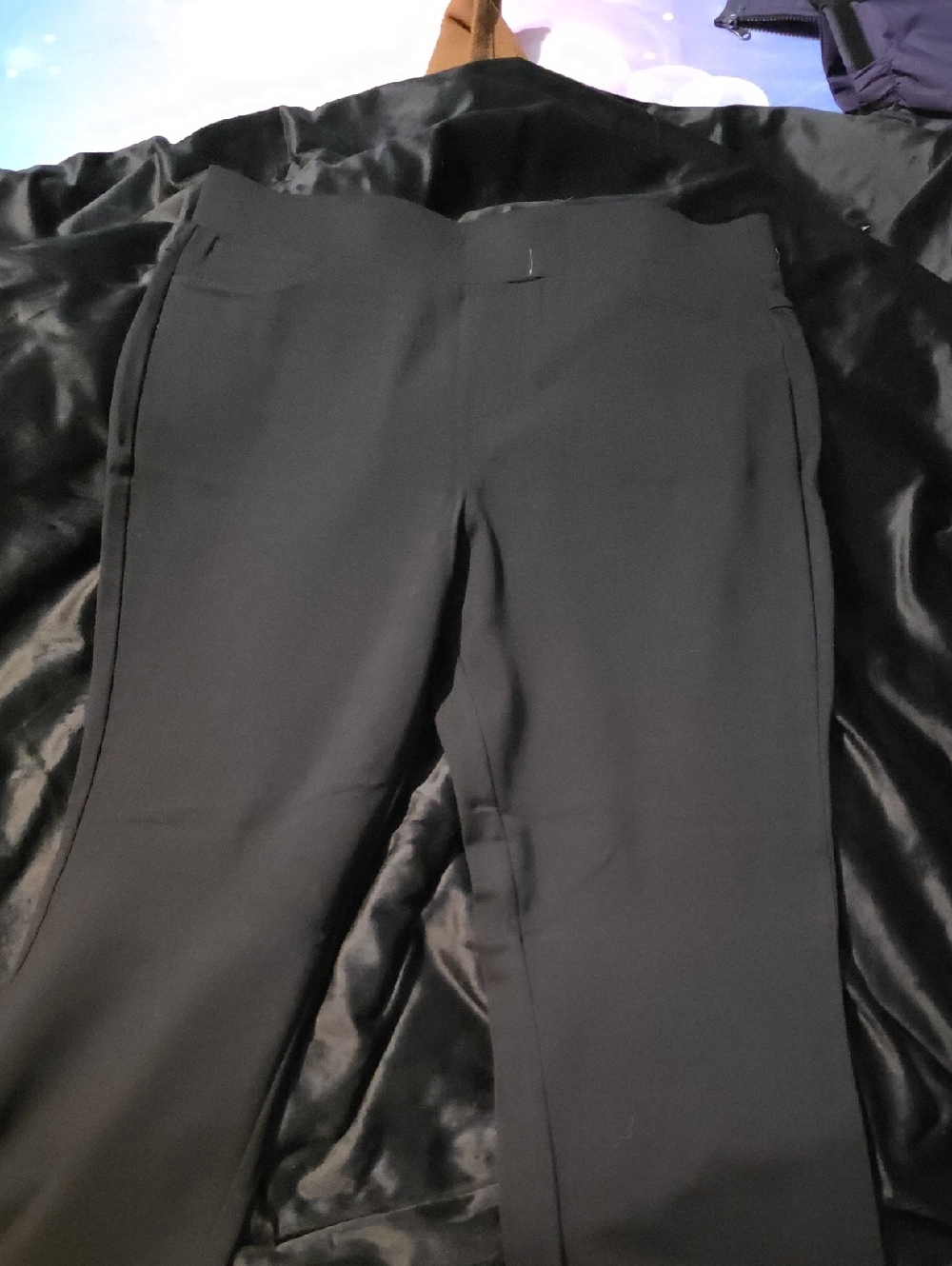 bobeau Black Women's Slim Dress Pants